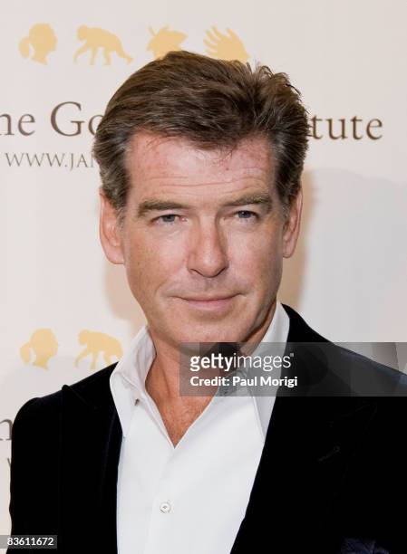 Actor Pierce Brosnan attends the 2nd Annual Jane Goodall Institute Global Leadership Awards at the Ronald Reagan Building and International Trade...