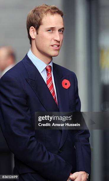 Prince William formally opens Media Wales's new Media Centre on November 8, 2008 in Cardiff, Wales.