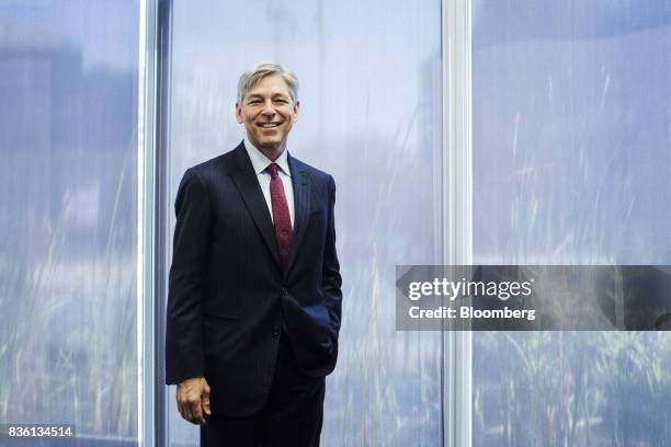 Steve Cornell, co-chief executive officer of Sasol Ltd., poses for a photograph following an interview at the company's headquarters in Johannesburg,...