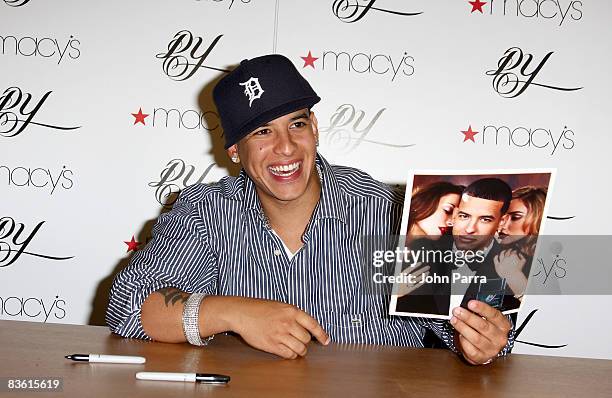 Daddy Yankee launches a new fragrance at Macys At Miami International Mall on November 8, 2008 in Miami, Florida.