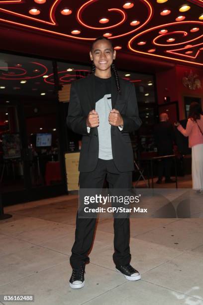 Siaki Sii is seen on August 20, 2017 in Los Angeles, CA.