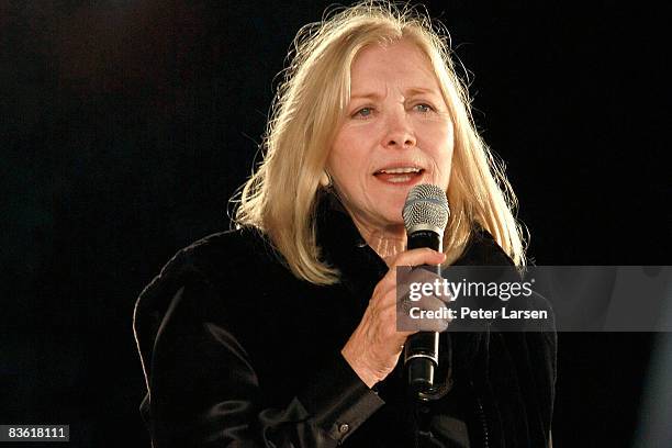 Susan Howard aka 'Donna Culver Krebbs' attends the 30th Anniversary Reunion of the TV show "Dallas" at South Fork Ranch on November 8, 2008in Parker,...