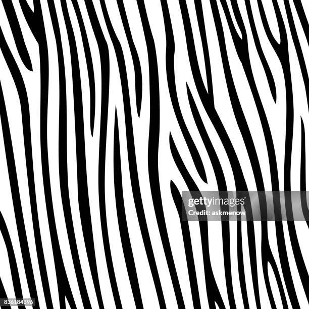 stockillustraties, clipart, cartoons en iconen met naadloze zebra huid patroon - zebra