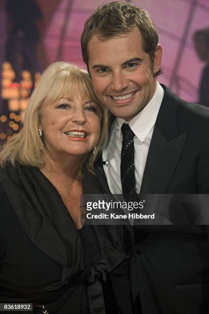 Ann McPherson and Daniel MacPherson at the grand final event for "Dancing With The Stars 2008" at the Channel Seven studios on November 8, 2008 in...