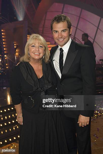 Ann McPherson and Daniel MacPherson at the grand final event for "Dancing With The Stars 2008" at the Channel Seven studios on November 8, 2008 in...