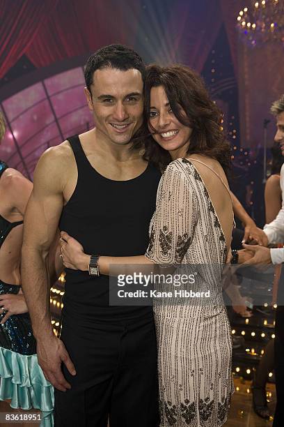 Paul Licuria and Barbara Hawley arrives for the grand final event for "Dancing With The Stars 2008" at the Channel Seven studios on November 8, 2008...