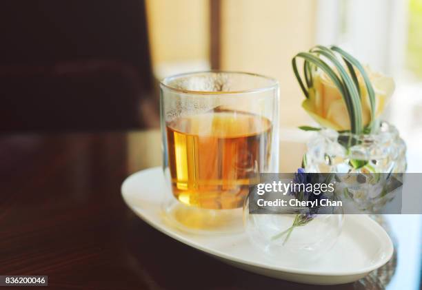 lavender tea - herbal tea stock pictures, royalty-free photos & images