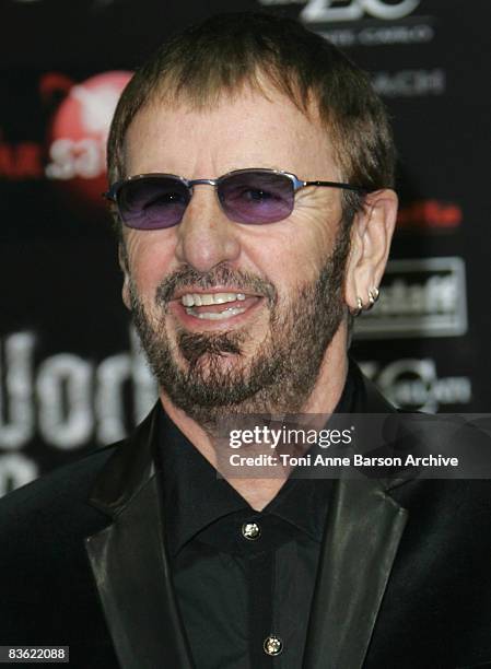 Ringo Starr arrives for the World Music Awards 2008 at the Monte Carlo Sporting Club on November 9, 2008 in Monte Carlo, Monaco.