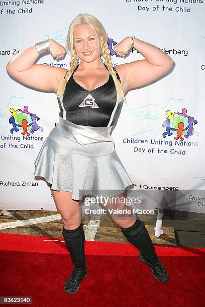 Personality Robin Coleman attends Children Uniting Nations 10th Annual Day of the child on November 9, 2008 in Santa Monica, California.