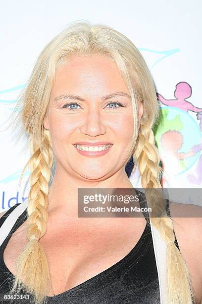 Personality Robin Coleman attends Children Uniting Nations 10th Annual Day of the child on November 9, 2008 in Santa Monica, California.