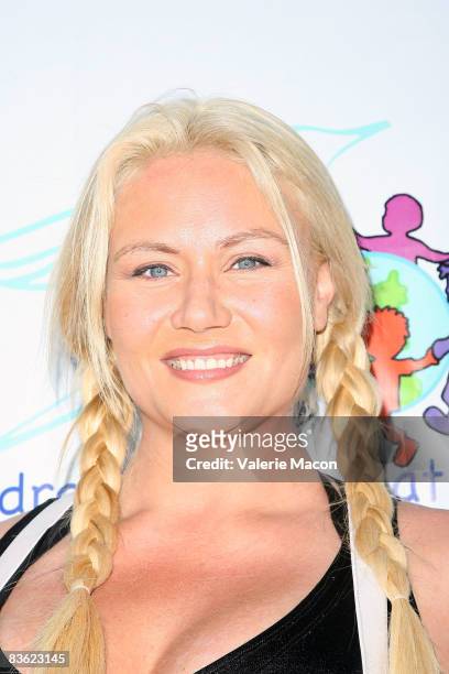 Personality Robin Coleman attends Children Uniting Nations 10th Annual Day of the child on November 9, 2008 in Santa Monica, California.