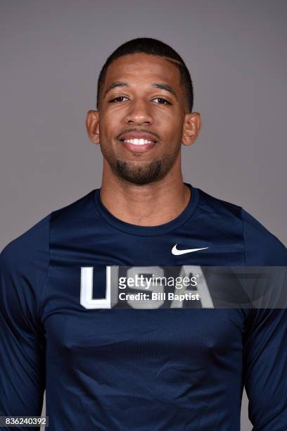 Darius Morris of the USA AmeriCup Team poses for a head shot during a training camp at the University of Houston in Houston, Texas on August 18,...