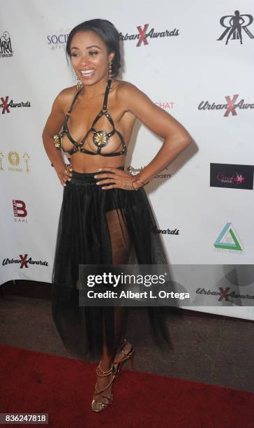 Actress Anya Ivy arrives for the 6th Urban X Awards held at Stars On Brand on August 20, 2017 in Glendale, California.
