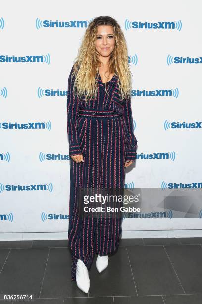 Singer/songwriter Rachel Platten visits SiriusXM Studios on August 21, 2017 in New York City.