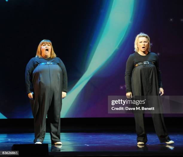 Dawn French and Jennifer Saunders perform in the final UK performance of French & Saunders' "Still Alive" in aid of Comic Relief and Chicks charities...