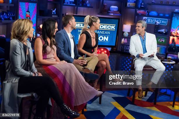 Pictured : Sandy Yawn, Lauren Cohen, Adam Glick, Hannah Ferrier and Andy Cohen --