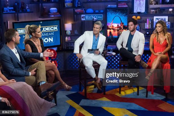 Pictured : Adam Glick, Hannah Ferrier, Andy Cohen, Wesley Walton and Malia White --