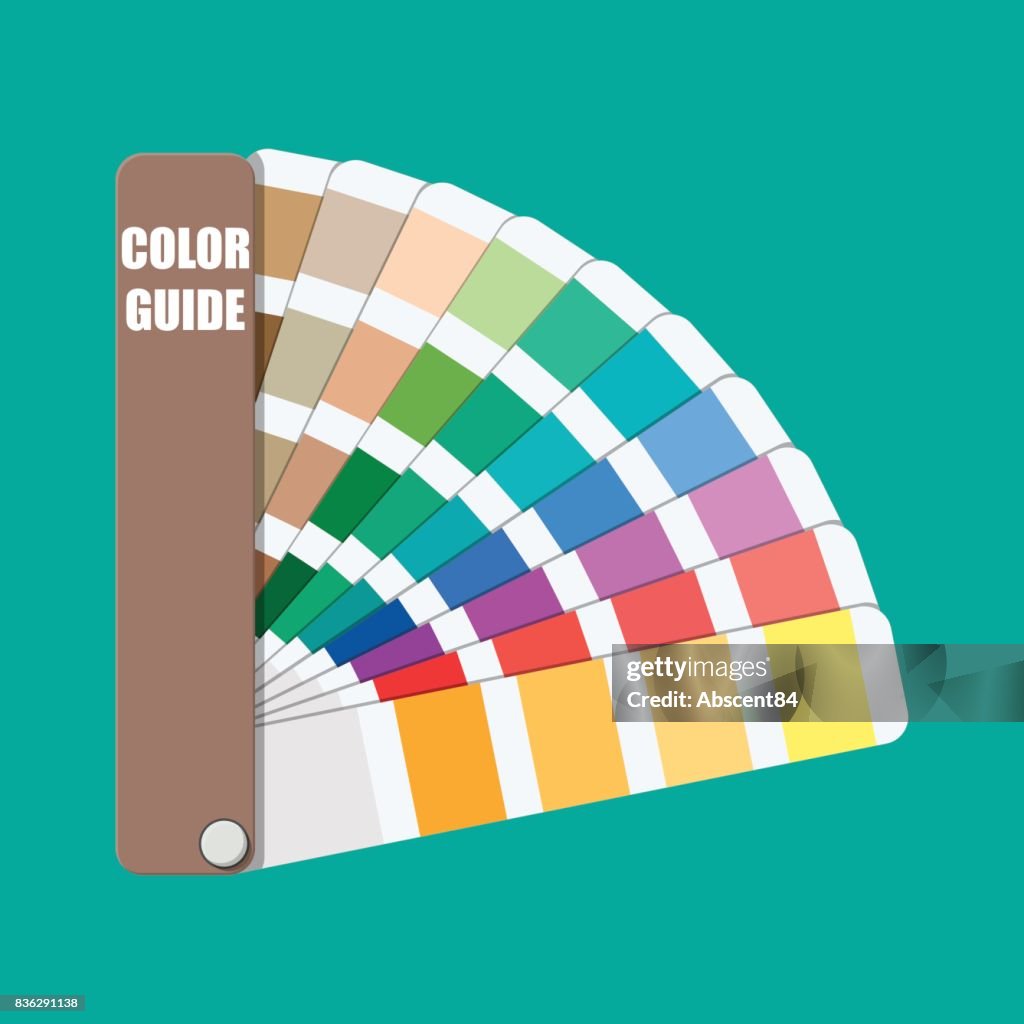 Color A Color Swatch Color Palette Guide High-Res Vector Graphic - Getty Images
