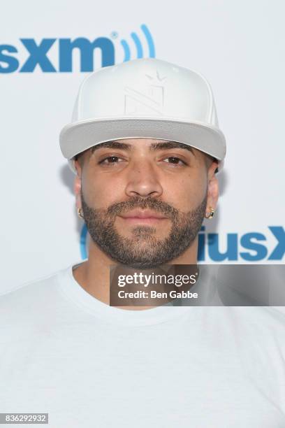 Singer Nacho visits SiriusXM Studios on August 21, 2017 in New York City.