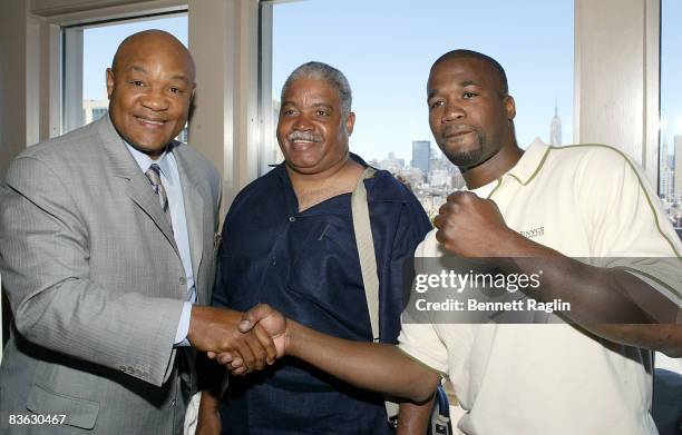 George Foreman, Gus Prichert and O'Neal Bell, Champion-Cruiserweight