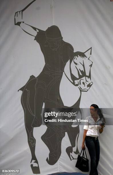 Karishma Kapoor during Horse Polo match.