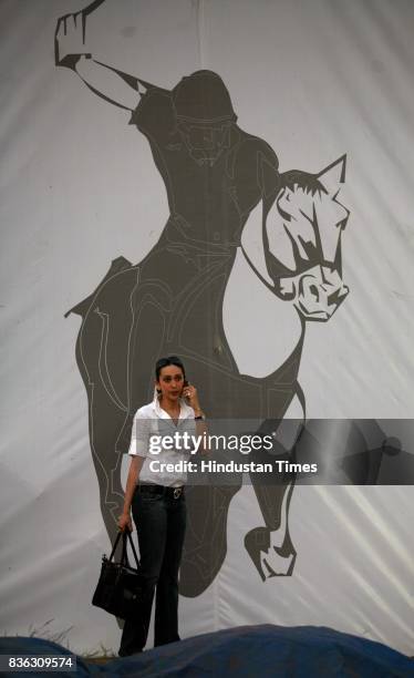 Karishma Kapoor during Horse Polo match.