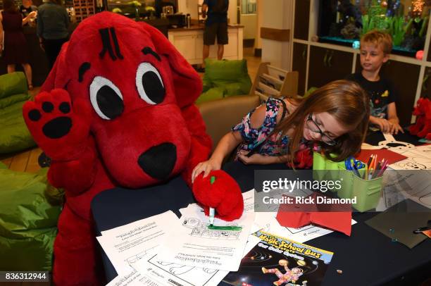 Holiday Inn hosts an Eclipse viewing party with Scholastic as part of the culmination event to the "Summer of Smiles" program on August 21, 2017 in...