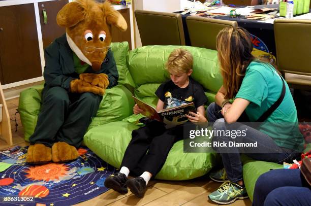 Holiday Inn hosts an Eclipse viewing party with Scholastic as part of the culmination event to the "Summer of Smiles" program on August 21, 2017 in...