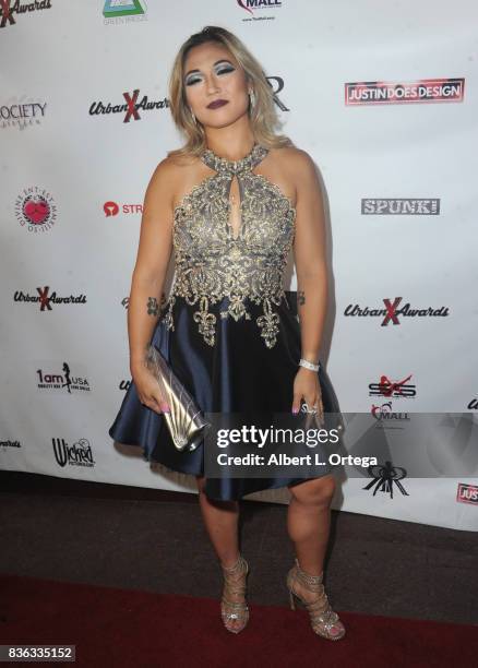 Actress Naomi Star arrives for the 6th Urban X Awards held at Stars On Brand on August 20, 2017 in Glendale, California.