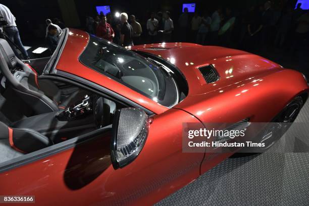 Roland Folger, MD & CEO, Mercedes-Benz India , at the launch of AMG GT Roadster on August 21, 2017 in New Delhi, India.