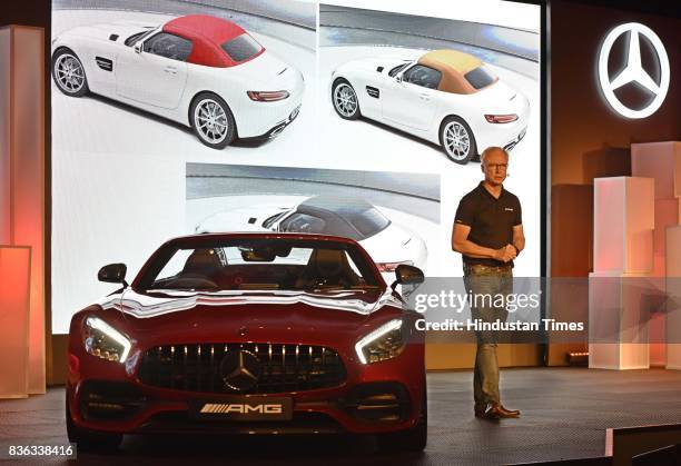 Roland Folger, MD & CEO, Mercedes-Benz India, at the launch of AMG GT Roadster on August 21, 2017 in New Delhi, India.