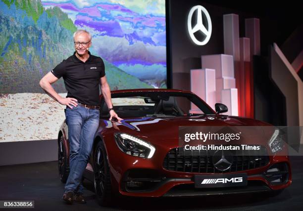 Roland Folger, MD & CEO, Mercedes-Benz India, at the launch of AMG GT Roadster on August 21, 2017 in New Delhi, India.