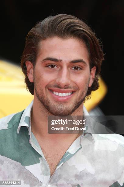 Kem Cetinay arrives at the 'Logan Lucky' UK premiere held at Vue West End on August 21, 2017 in London, England.