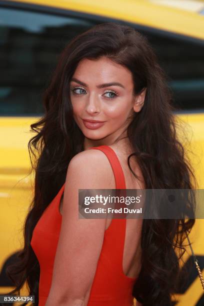 Kady McDermott arrives at the 'Logan Lucky' UK premiere held at Vue West End on August 21, 2017 in London, England.