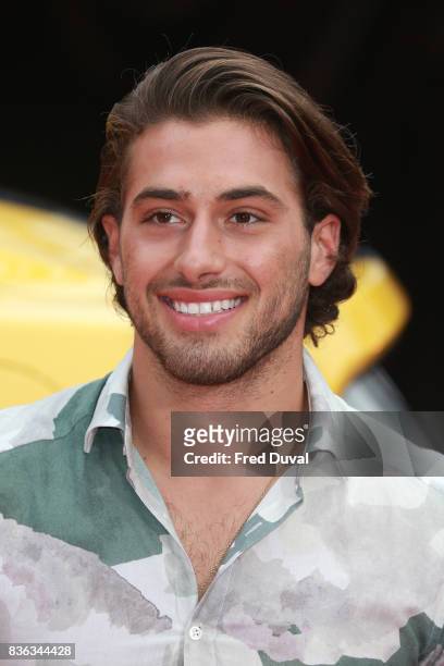 Kem Cetinay arrives at the 'Logan Lucky' UK premiere held at Vue West End on August 21, 2017 in London, England.