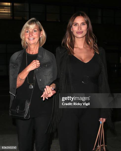 Ferne McCann and her mum Gilly McCann attend The Savvy Mummy event at Union Theatre on August 21, 2017 in London, England.