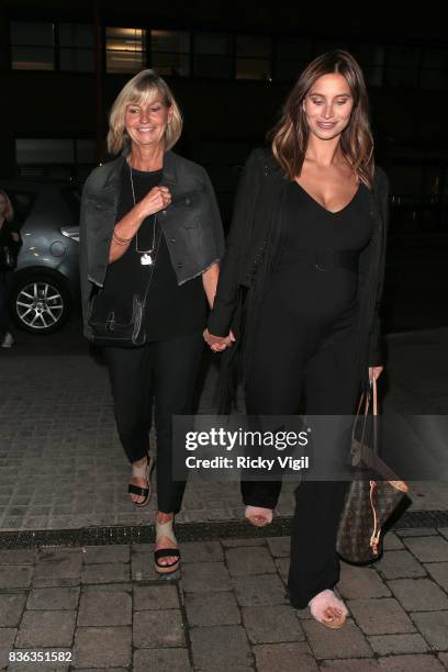 Ferne McCann and her mum Gilly McCann attend The Savvy Mummy event at Union Theatre on August 21, 2017 in London, England.