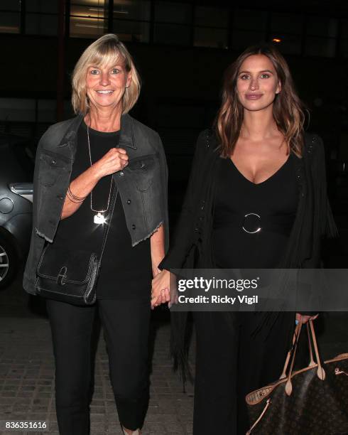 Ferne McCann and her mum Gilly McCann attend The Savvy Mummy event at Union Theatre on August 21, 2017 in London, England.