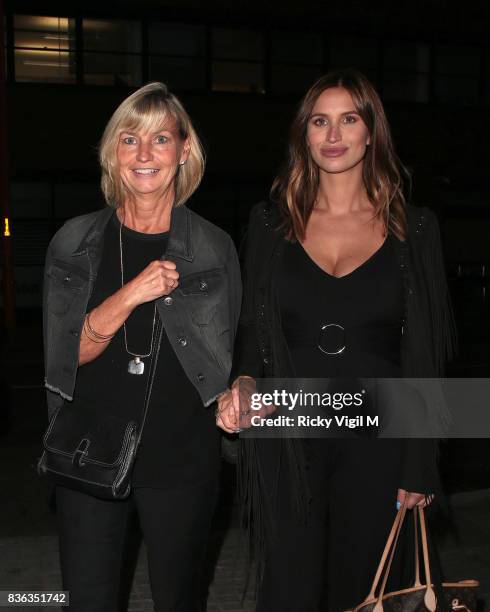 Ferne McCann and her mum Gilly McCann attend The Savvy Mummy event at Union Theatre on August 21, 2017 in London, England.