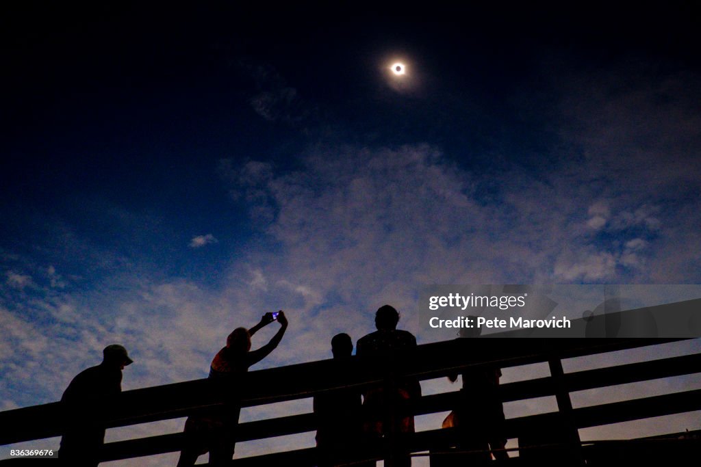 Solar Eclipse Visible Across Swath Of U.S.