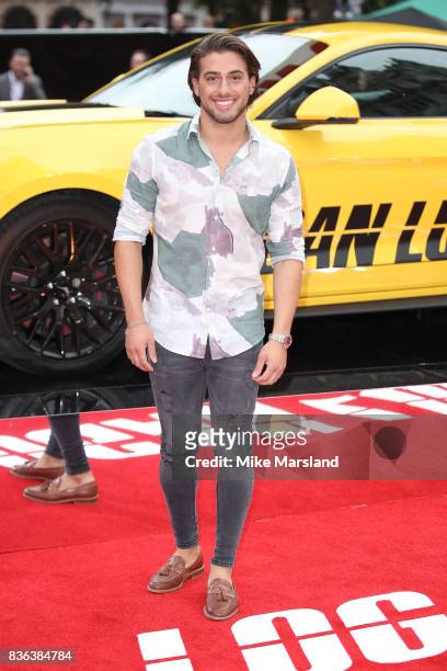 Kem Cetinay arriving at the 'Logan Lucky' UK premiere held at Vue West End on August 21, 2017 in London, England.