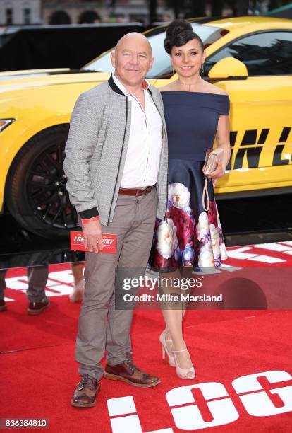 Dominic Littlewood arriving at the 'Logan Lucky' UK premiere held at Vue West End on August 21, 2017 in London, England.