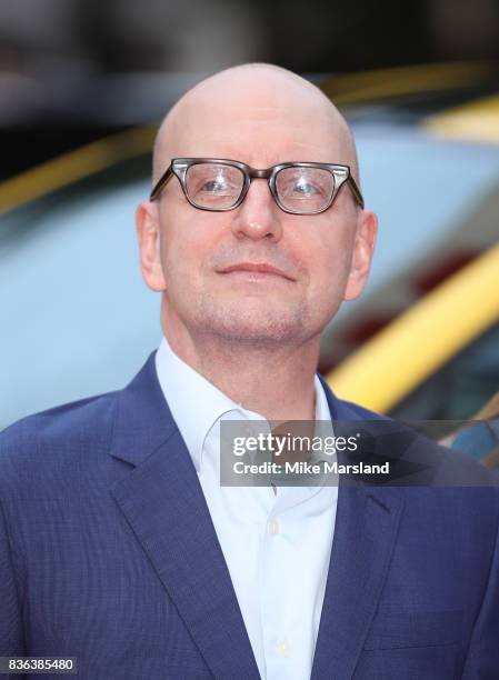 Steven Soderbergh arriving at the 'Logan Lucky' UK premiere held at Vue West End on August 21, 2017 in London, England.