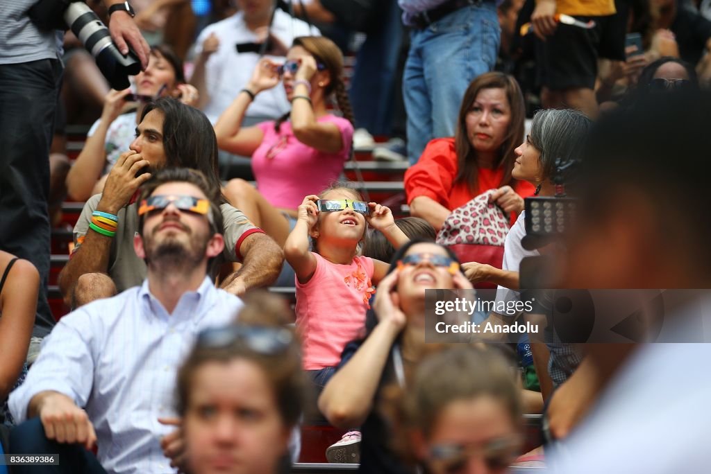 Total solar eclipse in USA