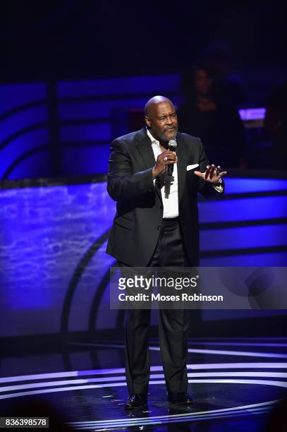 Gospel Recording Artist Marvin Winans performs onstage at the 2017 Black Music Honors at Tennessee Performing Arts Center on August 18, 2017 in...