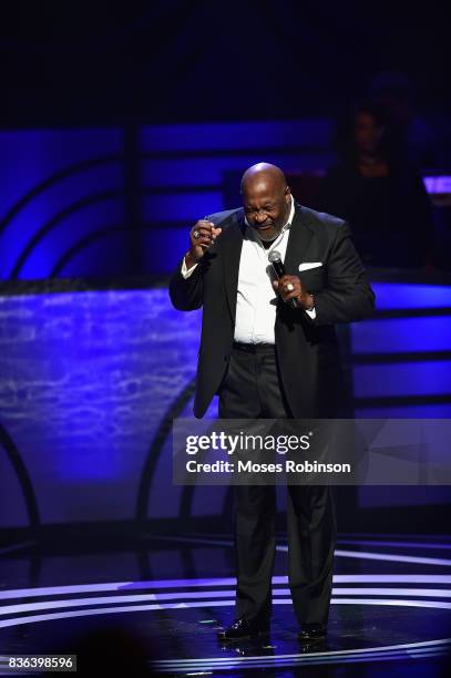 Gospel Recording Artist Marvin Winans performs onstage at the 2017 Black Music Honors at Tennessee Performing Arts Center on August 18, 2017 in...