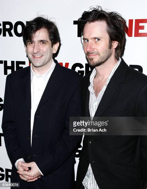 Playwright Jonathan Marc Sherman and Josh Hamilton attend The New Group's 2008 Gala at Pier 60 at Chelsea Piers on November 10, 2008 in New York City.