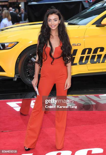 Kady McDermott attends the UK premiere of 'Logan Lucky' at the Vue West End on August 21, 2017 in London, England.