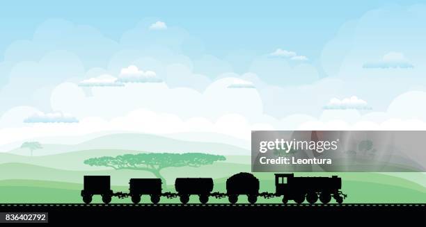 train - steam engine stock illustrations
