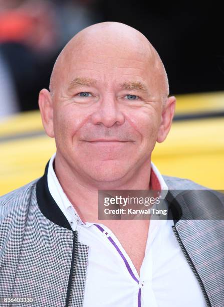Dominic Littlewood attends the UK premiere of 'Logan Lucky' at the Vue West End on August 21, 2017 in London, England.